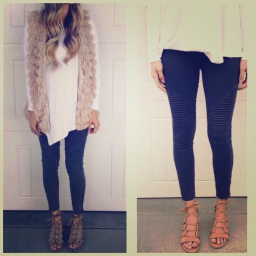 SALE! Navy Moto Pants. Price Firm!